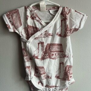 Kate Quinn farmhouse print onesie